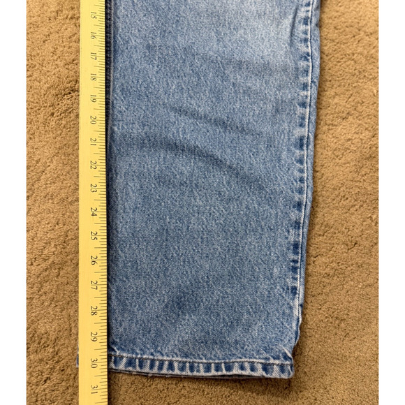 Vintage Carhartt Jeans Mens 42x30 Blue Denim Baggy Fit B160 STW - Picture 5 of 6